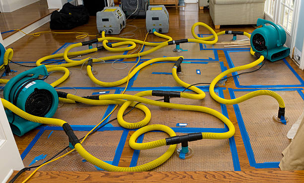 Professional Storm Water Damage Restoration technician working in Hope, AR